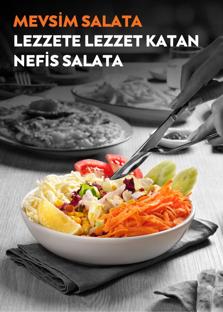 Mevsim salata lezzete lezzet katan nefis salata